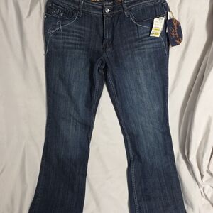 Seven7 Dark Blue Flare Jeans